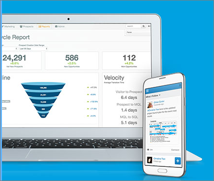 Salesforce CRM Screenshot