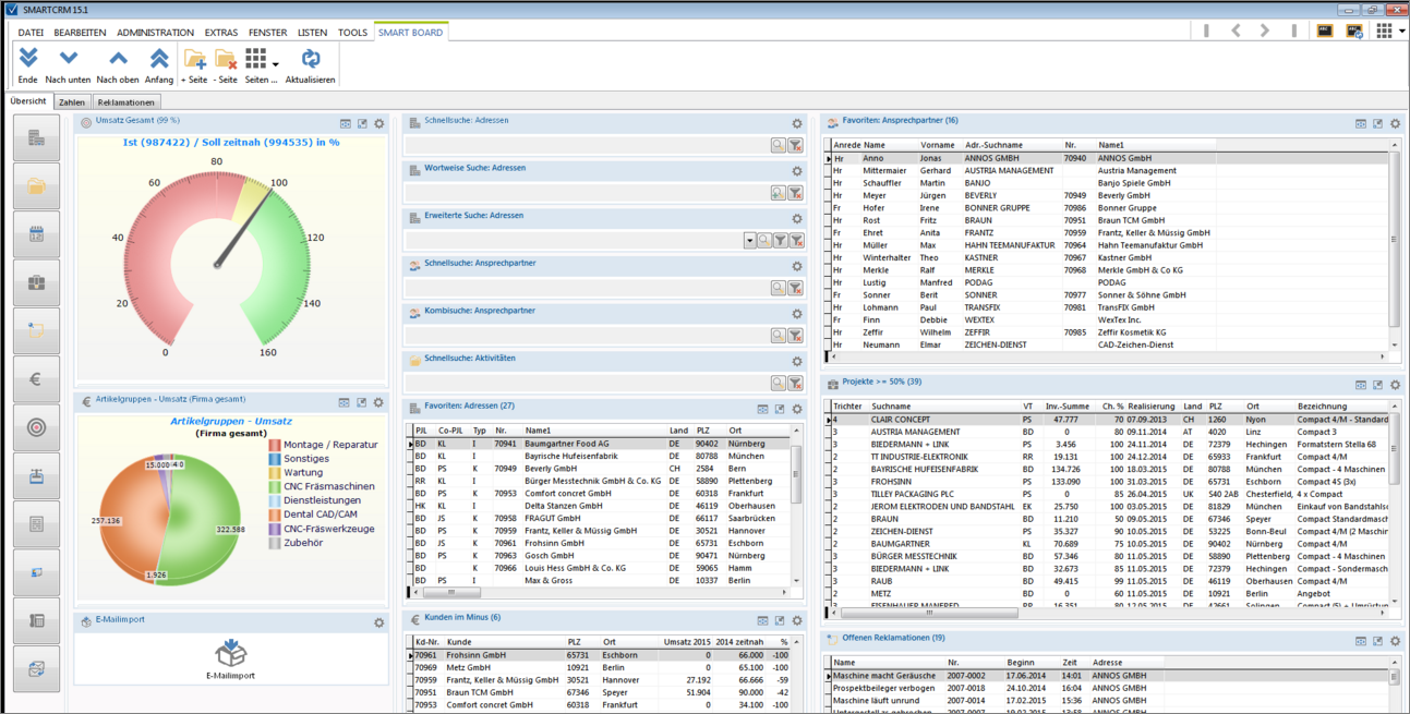 Smart CRM Screenshot